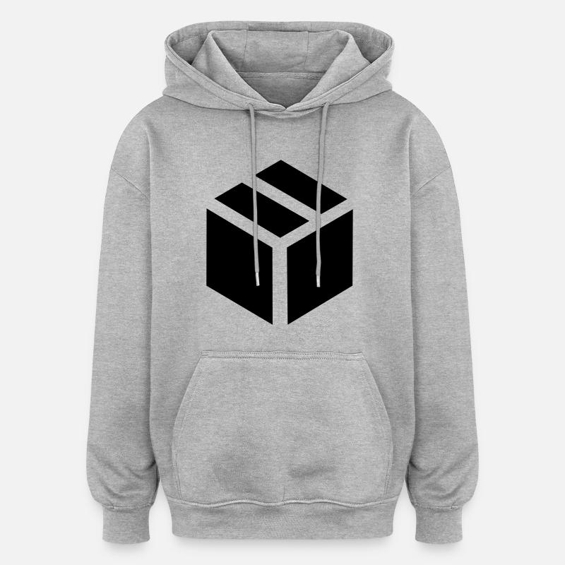 Parcel - Oversized Unisex Hoodie - heather grey