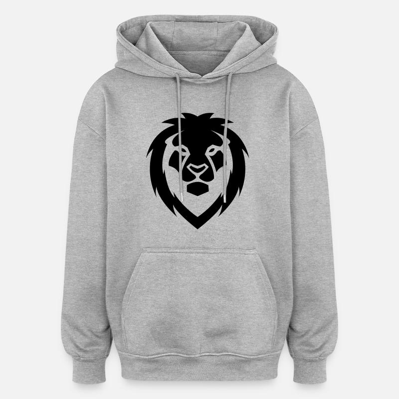 loewe - Sweat à capuche oversize unisexe - gris chiné