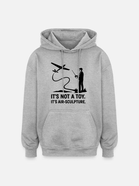 0005 air sculpture - Oversized Unisex Hoodie - heather grey