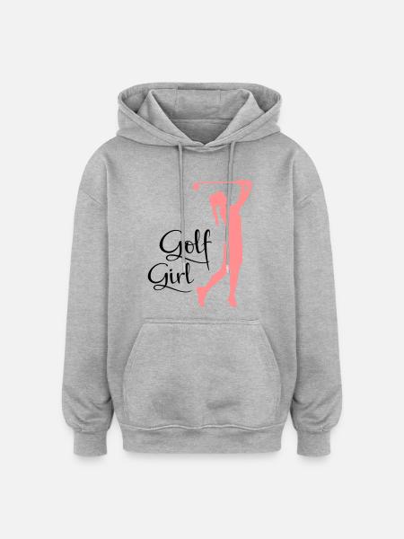 golf - Oversized Unisex Hoodie - heather grey