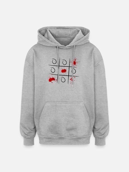 BRAT - Oversized Unisex Hoodie - heather grey
