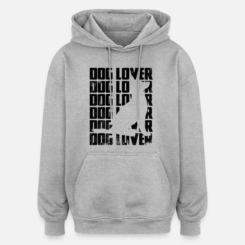 Snowboarders - Oversized Unisex Hoodie - heather grey