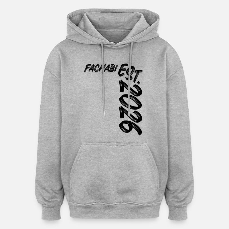 Fachabi 2026 - Sweat à capuche oversize unisexe - gris chiné