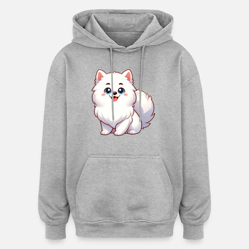 Spitz 4 - Oversized Unisex Hoodie - heather grey