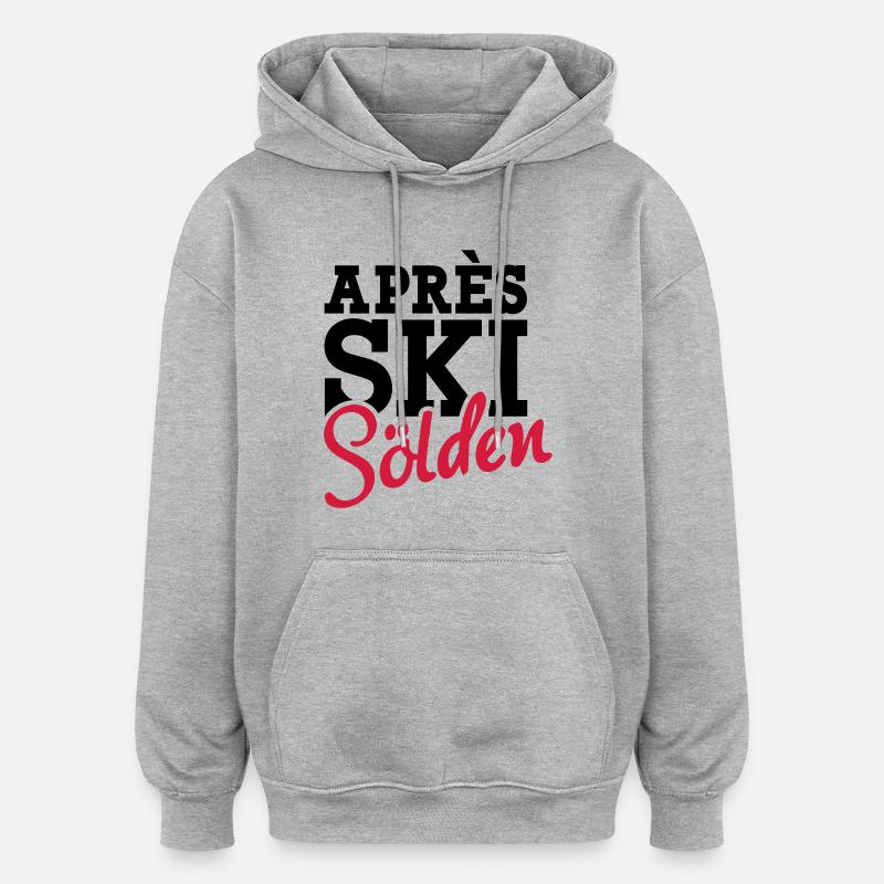 Apres Ski Sölden - Oversized Unisex Hoodie - heather grey
