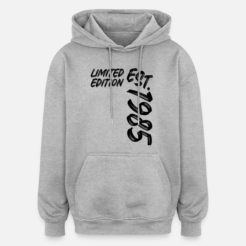 Édition limitée Est. 1985 - Sweat à capuche oversize unisexe - gris chiné