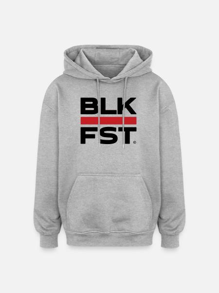 Ma Forêt-Noire - Forêt-Noire - Sweat à capuche oversize unisexe - gris chiné