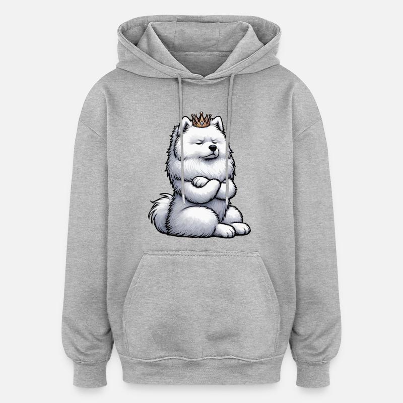 Samoyed Samoyed Owner Samoyed Lovers - Oversized Unisex Hoodie - heather grey