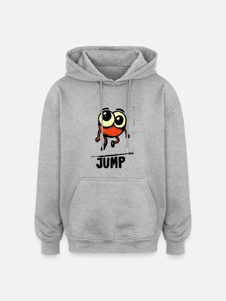 Spring Monster Energy on Two Legs - Oversized Unisex Hoodie - heather grey