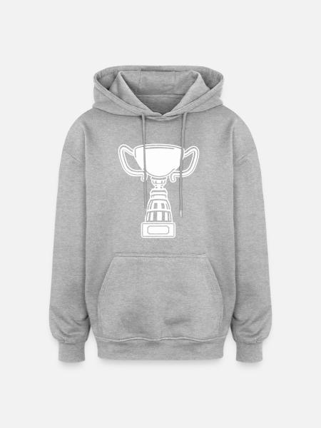 Cup - Oversized Unisex Hoodie - heather grey