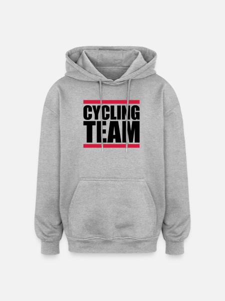 Sport Cycling Team - Oversized Unisex Hoodie - heather grey