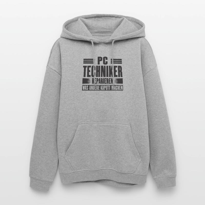 Service Technician Support Solution Quote Service PC Oversized Unisex Hoodie