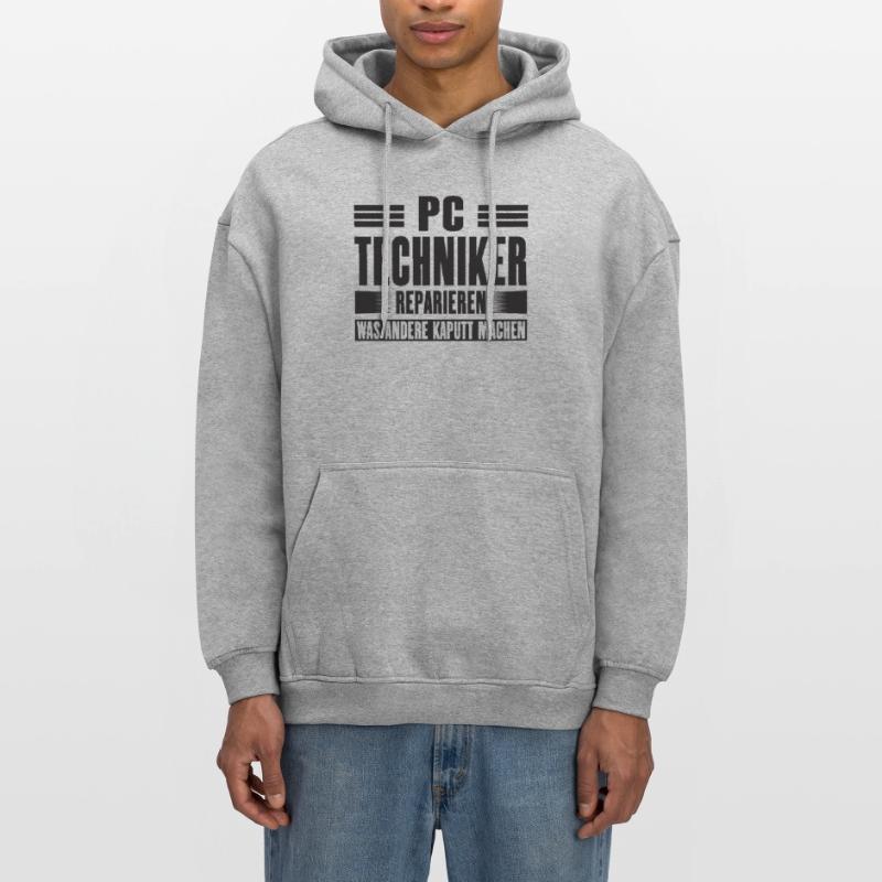 Service Technician Support Solution Quote Service PC Oversized Unisex Hoodie