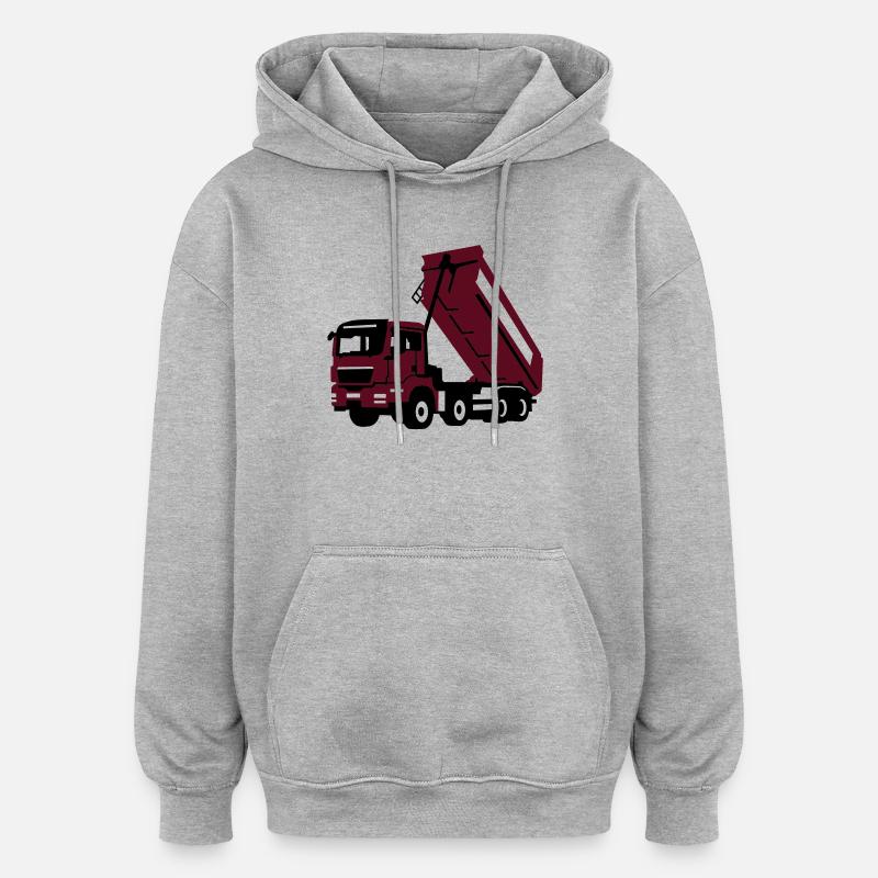 Kipper - Oversized Unisex Hoodie - Grau meliert