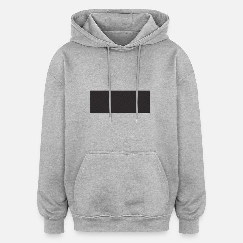 impossible - Sweat à capuche oversize unisexe - gris chiné