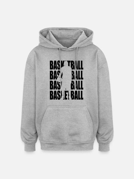 Basketball - Oversized Unisex Hoodie - heather grey