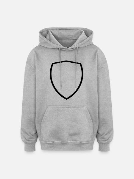Coat of arms - Oversized Unisex Hoodie - heather grey