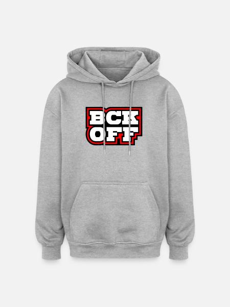 Partez! - Sweat à capuche oversize unisexe - gris chiné