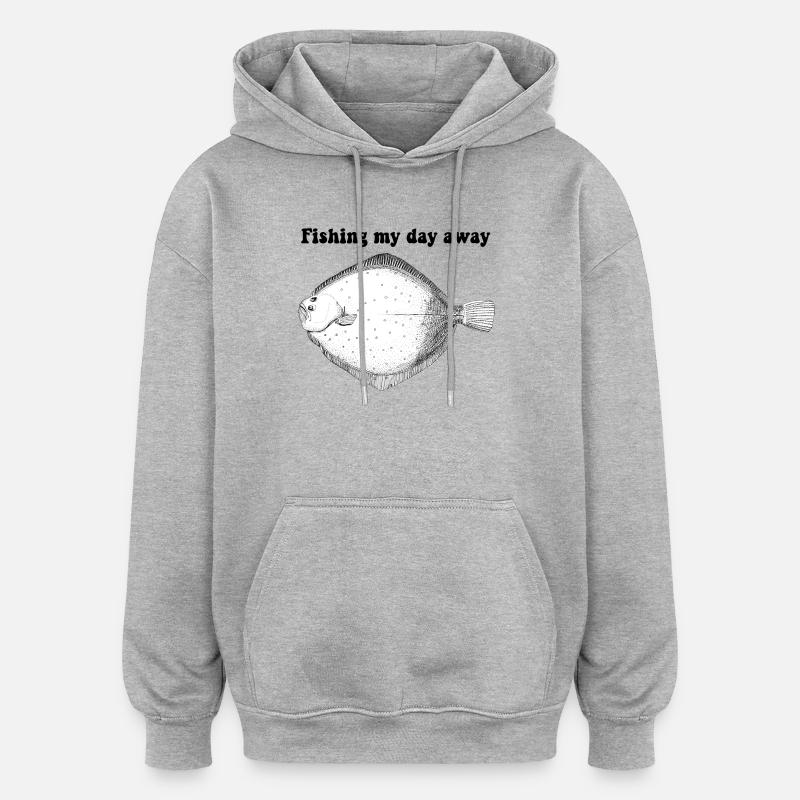 Ma journée 2 - Sweat à capuche oversize unisexe - gris chiné