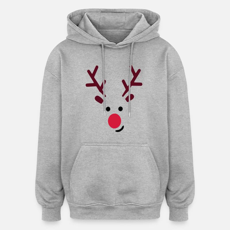 frist2 - Oversized Unisex Hoodie - Grau meliert