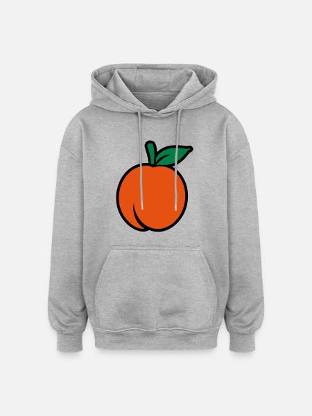 Nectarine - Oversized Unisex Hoodie - heather grey