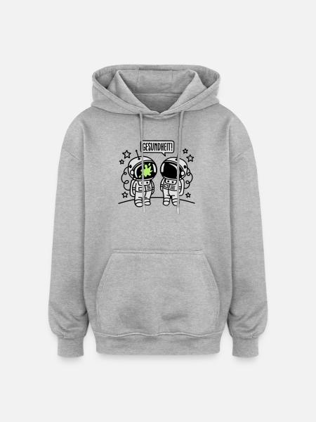Gesundheit! - Oversized Unisex Hoodie - heather grey