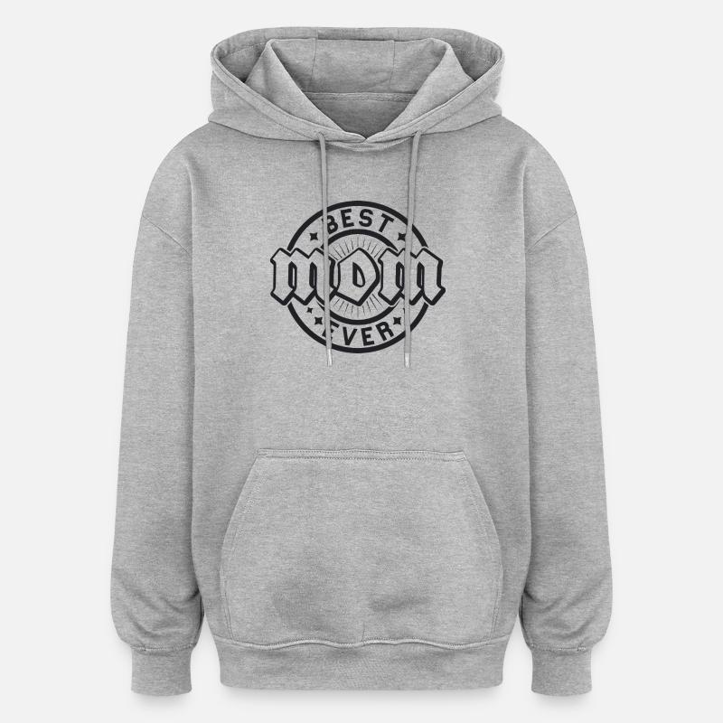 Bester Faustabzeichen aller Zeiten - Oversized Unisex Hoodie - Grau meliert