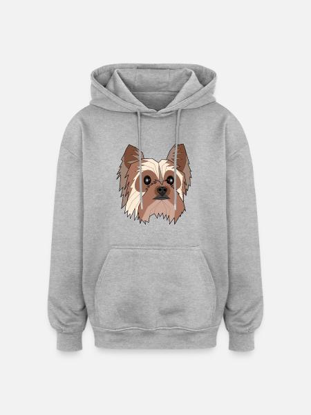 Yorkshire - Illyana - Oversized Unisex Hoodie - heather grey