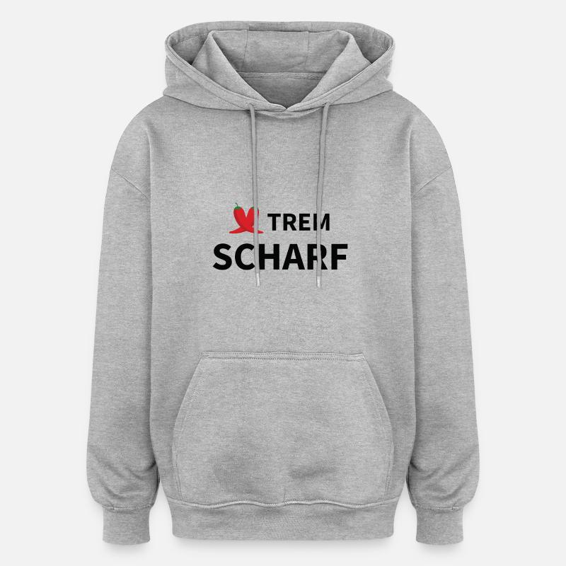 XTREM sharp - Oversized Unisex Hoodie - heather grey