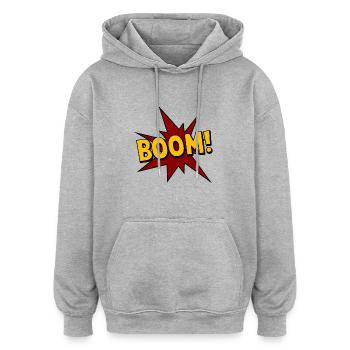 Boom! - Comic - Oversized Unisex Hoodie - Grau meliert - Vorne - Noah (186cm)