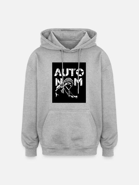 Autonomous - Oversized Unisex Hoodie - heather grey