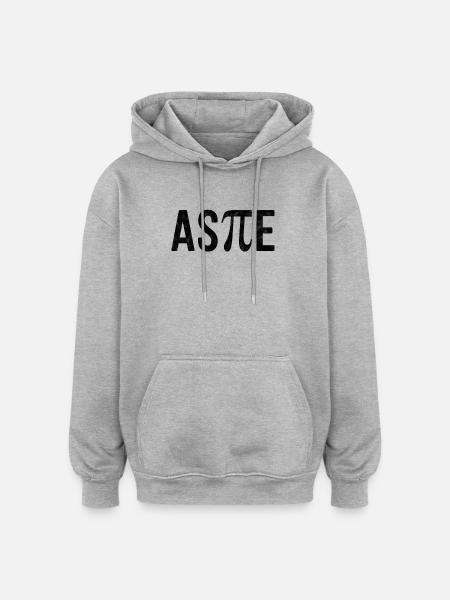 Asperger Syndrome Autism Shirt "Aspie" Pi Funny - Oversized unisex-hettegenser - gråmelert
