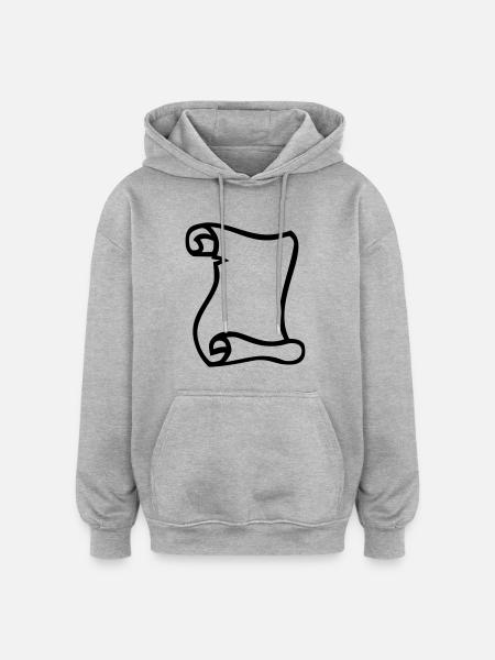 Paper - Oversized Unisex Hoodie - heather grey