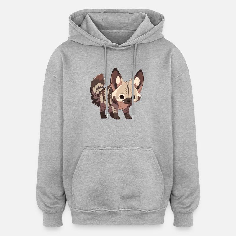 Aardwolves Aardwolf - Oversized Unisex Hoodie - heather grey