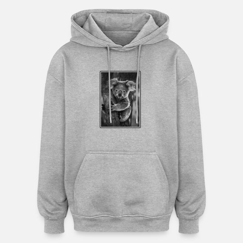Koalas Koala - Oversized Unisex Hoodie - heather grey