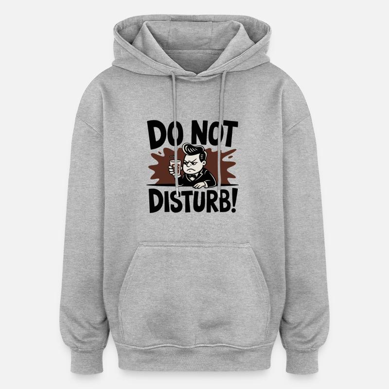 MÜRRISCHE BARKEEPER - Oversized Unisex Hoodie - Grau meliert