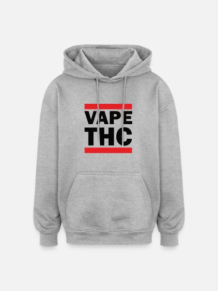 Vape THC - Oversized Unisex Hoodie - heather grey