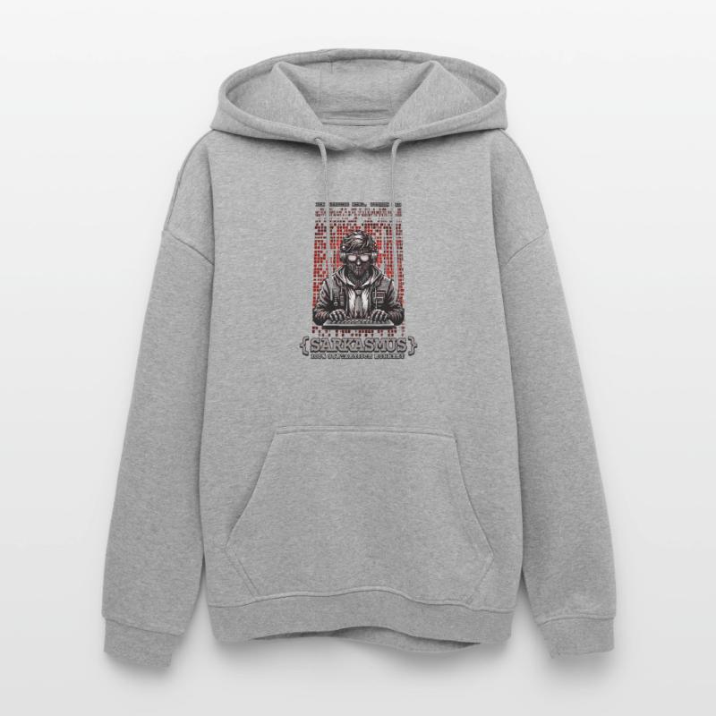 Ich spreche HTML Python und Sarkasmus Oversized Unisex Hoodie