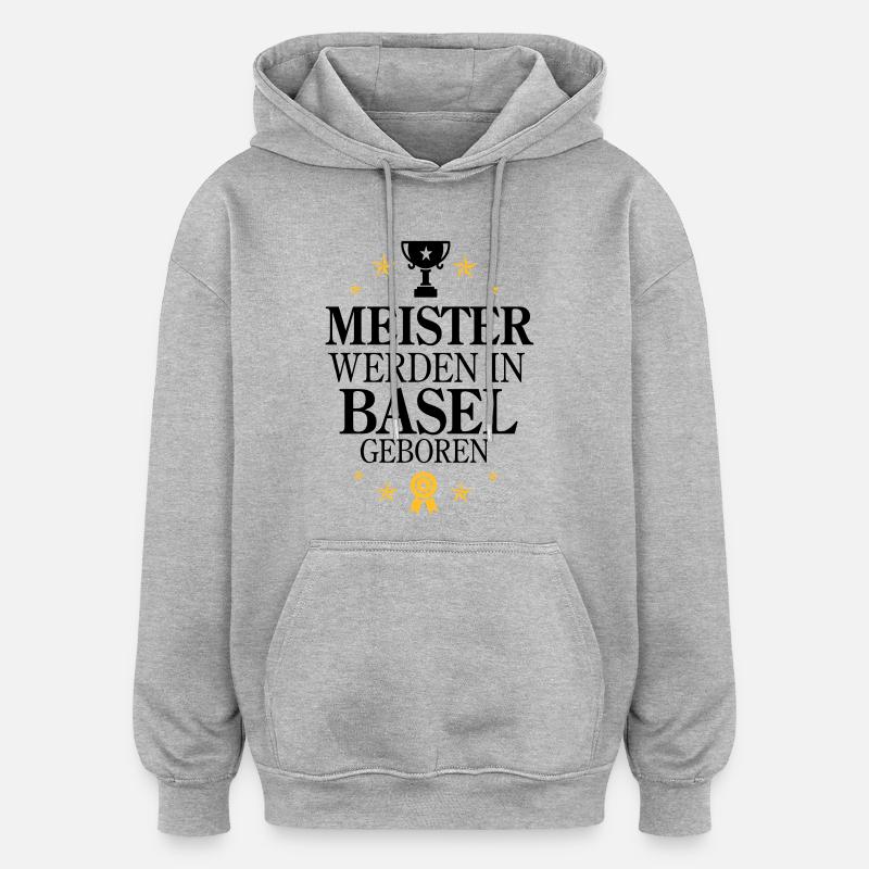 Masters Basel - Oversized Unisex Hoodie - heather grey