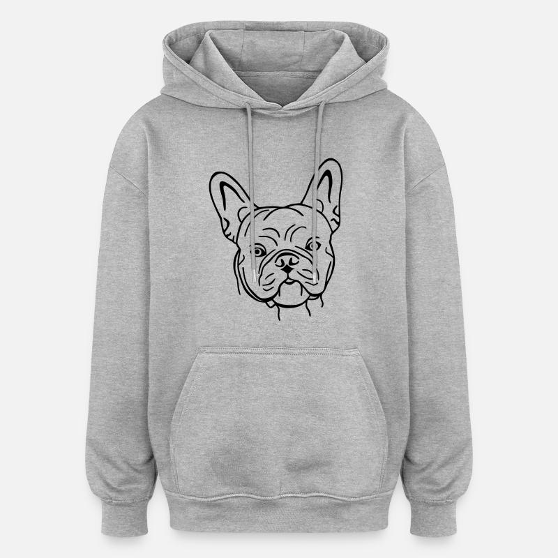 bully 1 - Oversized Unisex Hoodie - Grau meliert