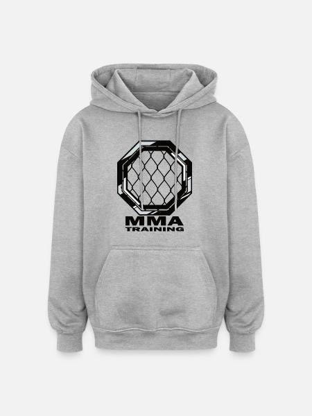 MMA - Oversized Unisex Hoodie - heather grey