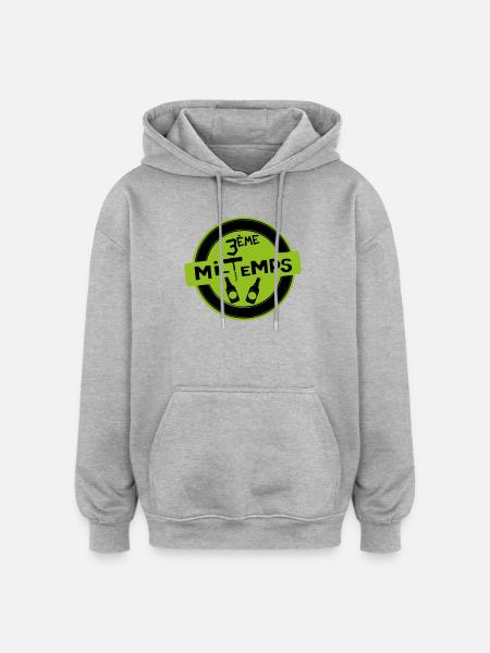 3rd Half - Oversized Unisex Hoodie - heather grey