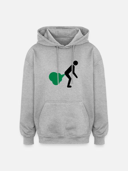 einen_fahren_lassen - Oversized Unisex Hoodie - heather grey