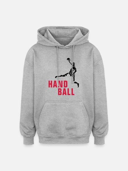 handball_122012_b_2c - Oversized Unisex Hoodie - heather grey