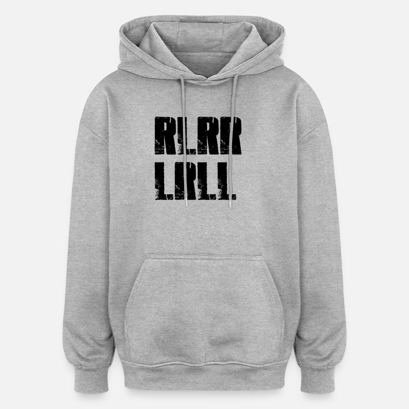 Paradiddle Schlagzeuger - Oversized Unisex Hoodie - Grau meliert