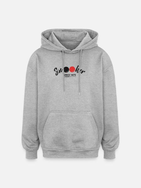 Snooker Since 1875 - Oversized Unisex Hoodie - Grau meliert