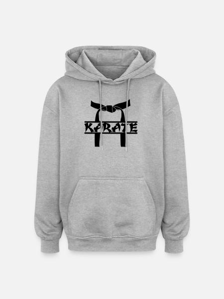 OBI karate award - Oversized Unisex Hoodie - heather grey