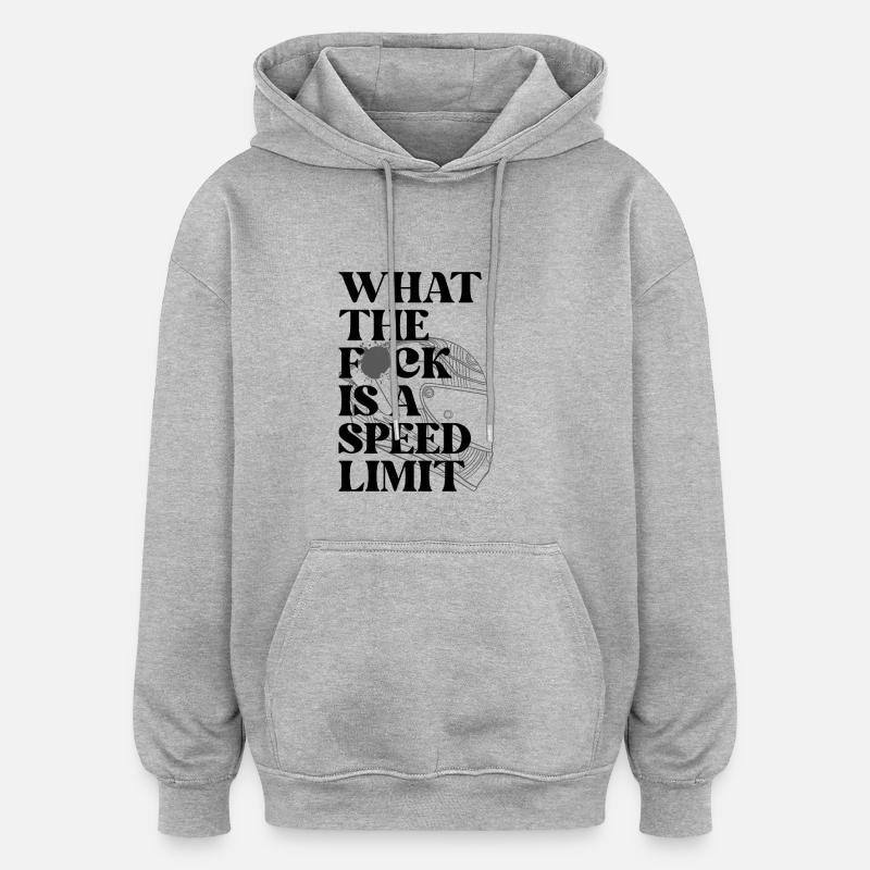 Auto - Oversized Unisex Hoodie - Grau meliert