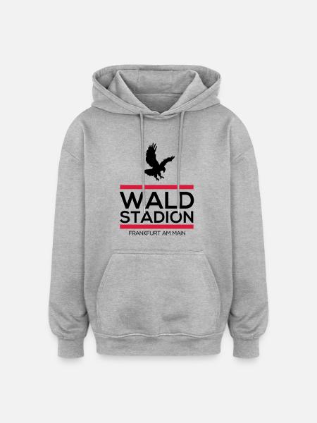 Frankfurt Waldstadion - Oversized Unisex Hoodie - heather grey