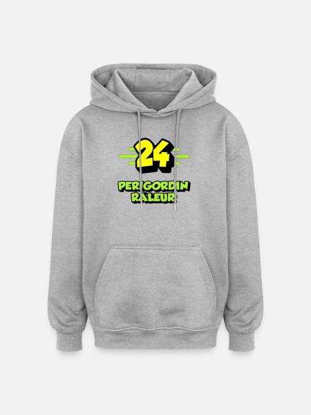 Complaining Périgordin - Oversized Unisex Hoodie - heather grey